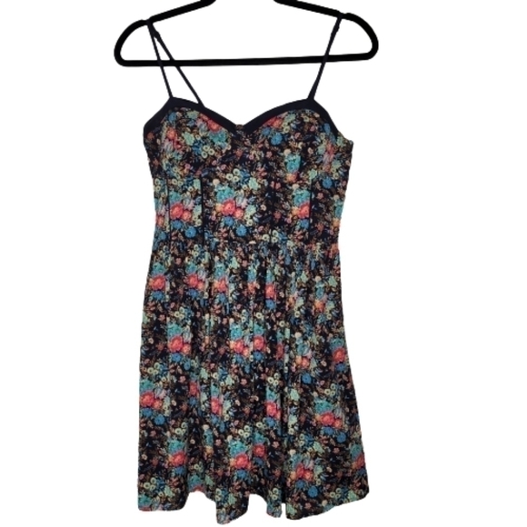 Band Of Gypsies Summer Floral Sweetheart Dress - Picture 4 of 13